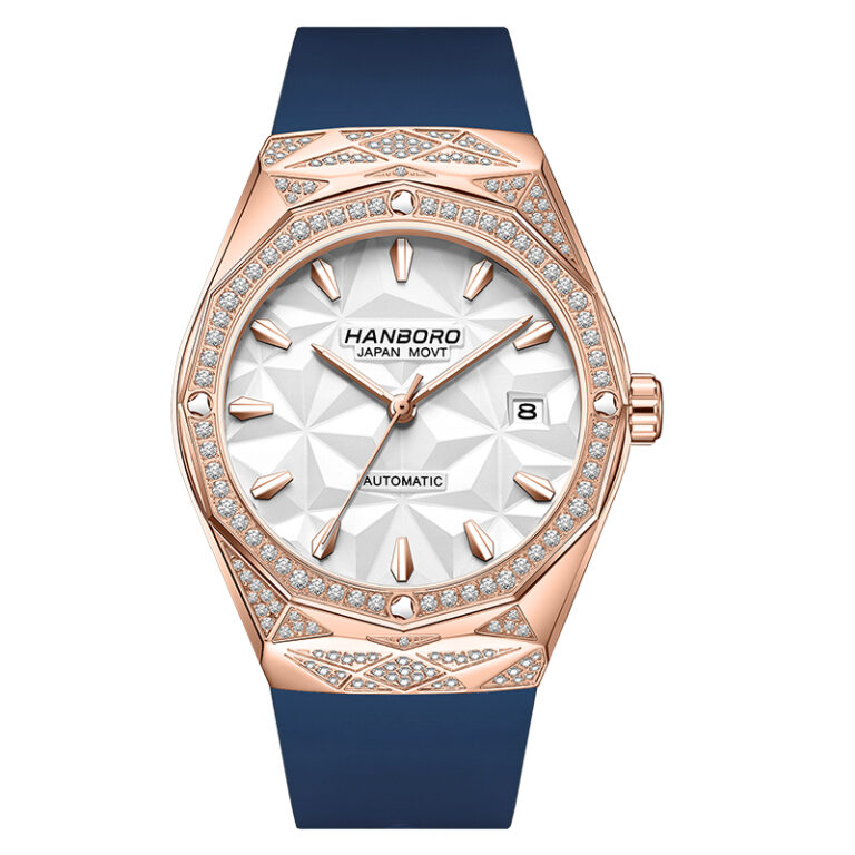 Dong Ho Hanboro 725 2 Day Xanh Vang